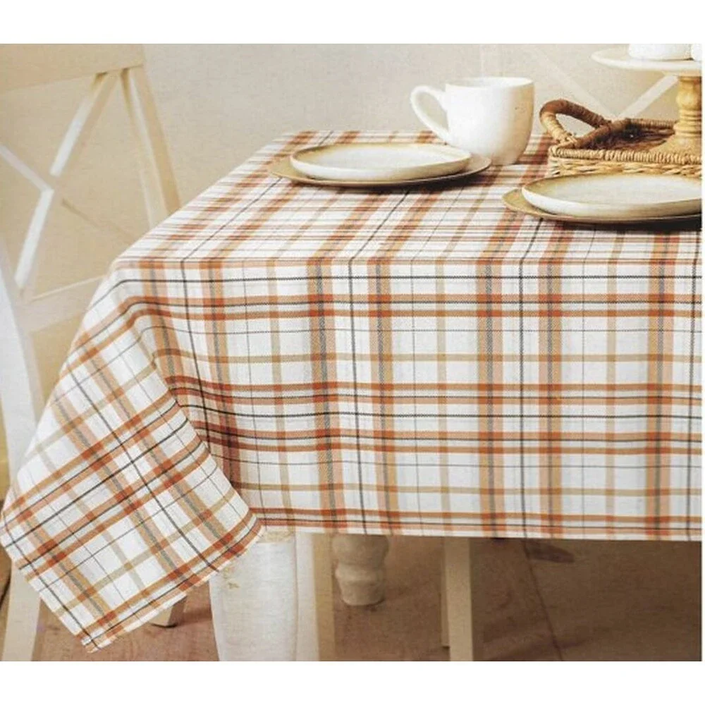 Printed Linen Tablecloth 52